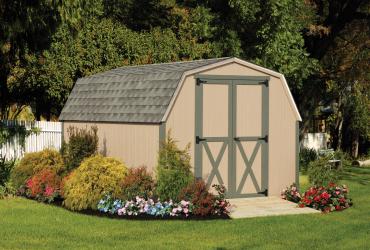 Standard Mini Barn with T1-11 Duratemp Siding