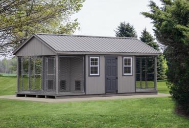 12x24 dog kennel with 6 runs