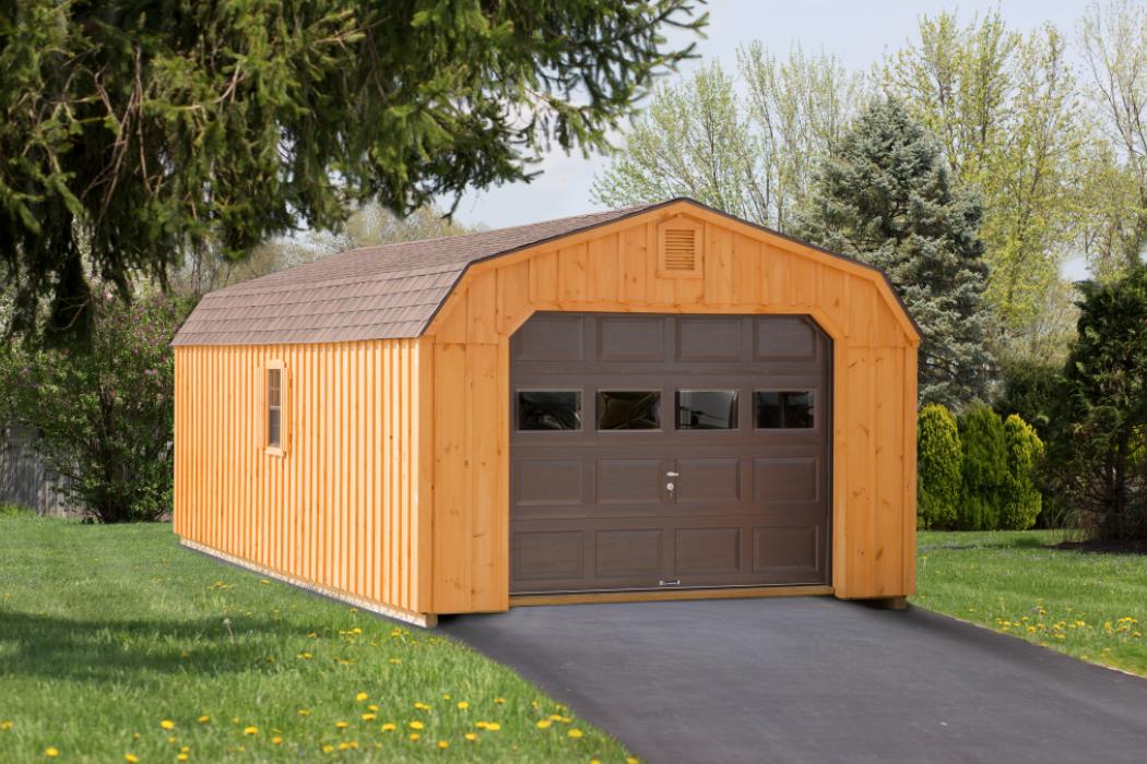 Standard Board & Batten: Dutch Barn Single Car Garage | Lancaster ...