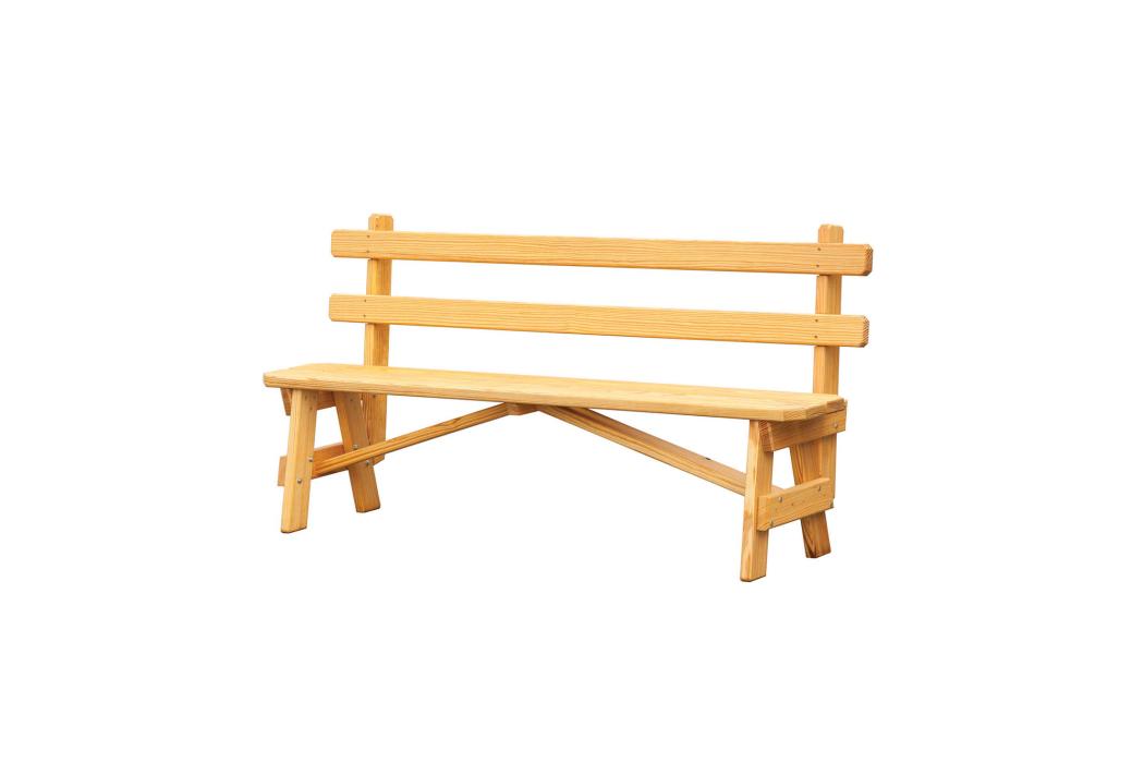 Amish 4'x4' Square Picnic Table with Benches