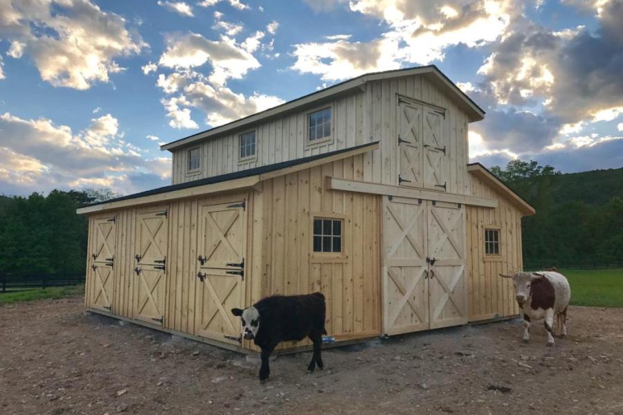 board and batten monitor barn