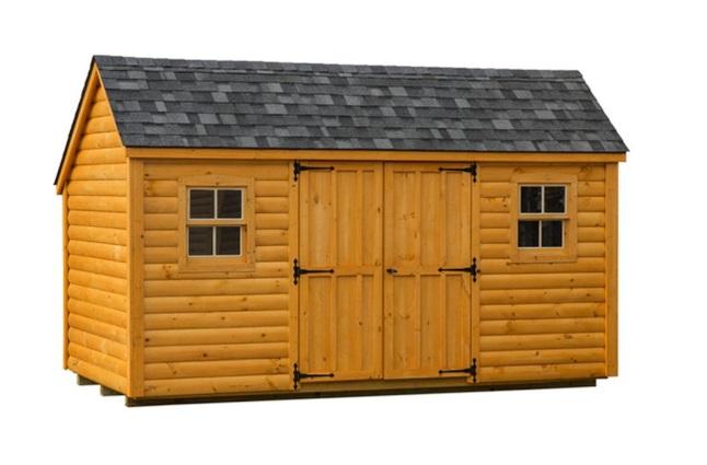 Storage Shed with Wood siding